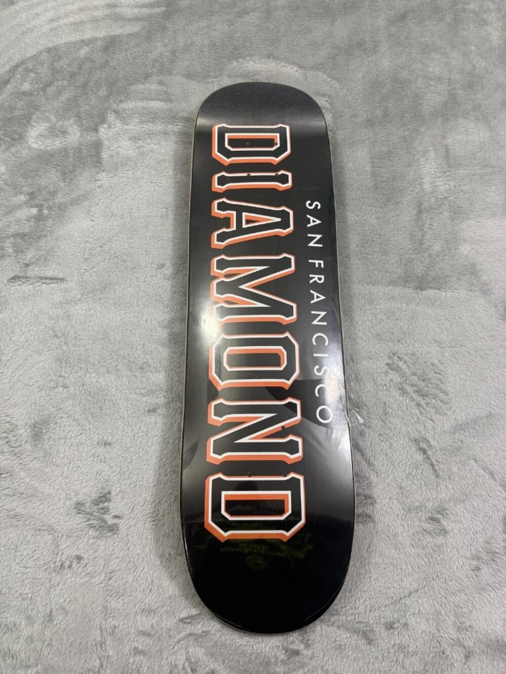 New Diamond Supply Co SF Home Team Skateboard Deck 8.25 Black San Fran Graphic